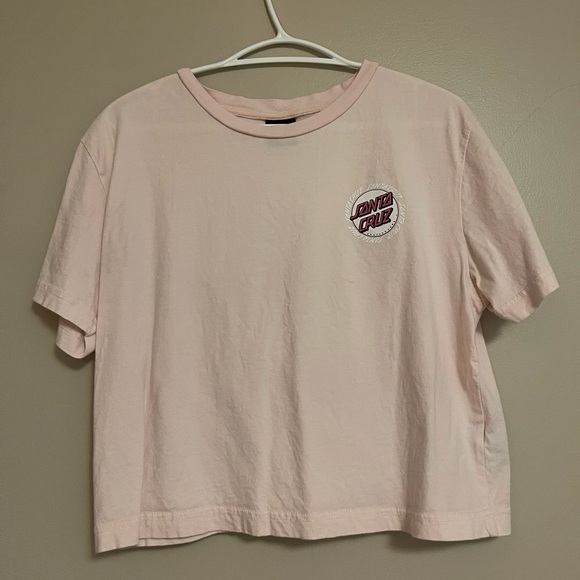 santa cruz light pink graphic tee - Picture 1 of 5